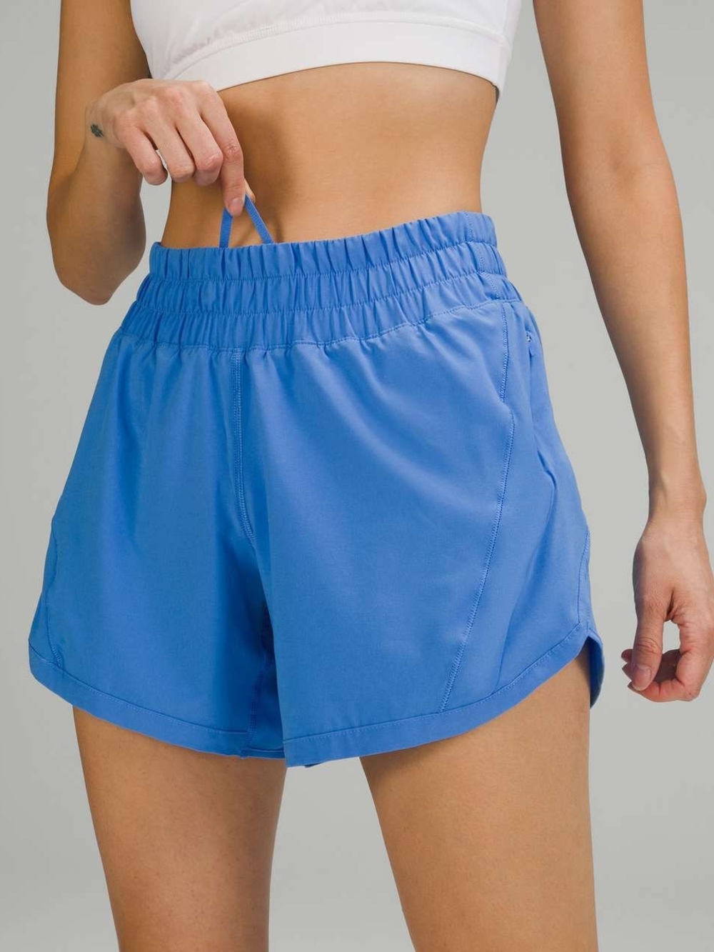 Lululemon Athletica Blue Elastic-Waist Athletic Shorts Size 8